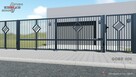 Brama skrzydłowa, nowoczesne ogrodzenia panelowe, balustrady - 14