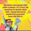 Sprzedam mieszkanie M5 Łódź lub zamienię na domek - 1