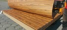 Blacha trapezowa panelowa podbitka T-7 2gat RoseWood Drewno - 2