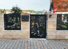 Ogrodzenie panelowe - zwierzęta - wilki-bramy ozdobne-panele - 11