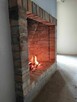 Kominek otwarty palenisko szamotowe Warszawa z cegły zdun - 7