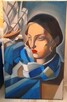 Sprzedam obraz Tamara Łempicka Kobieta z Łódkami - 5