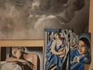 Sprzedam obraz Tamara Łempicka Kobieta z Łódkami - 3