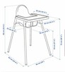 Krzesełko do karmienia Ikea Antilop 13857 tacka + pasy - 5