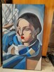 Sprzedam obraz Tamara Łempicka Kobieta z Łódkami - 6