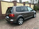 Volkswagen Touran CROSS 1.4 benzyna 99 tys. km stan bdb Xenon LED serwis - 5