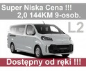 Toyota Proace Verso 2,0 144KM 9-os. Dostępny od ręki Super Niska Cena Czujniki 1839 zł - 1