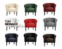 Stylowy Fotel Tapicerowany Klubowy Monaco - Salon i Producen - 4