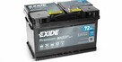 Akumulator Exide Premium 72Ah 720A EA722 PRAWY PLUS - 1