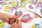Klocki Konstrukcyjne Origami Meli Gami Pink 500 - 5