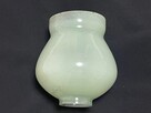 PRL klosz lampy szklany mały mleczny - 2