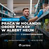 Praca w Holandii -zbieracz zamówień M/K Wiele lokalizacji