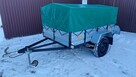 Przyczepka samochodowaRYDWAN 205x130 z plandeką, na resorach - 1