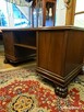 Piękny gabinet na lwich łapach - biblioteka+biurko+fotel - 4