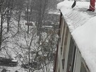 Odśnieżanie, nawisy śnieżne, sople - 3