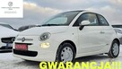 Fiat 500 ledy super stan zarejestrowany biała perła