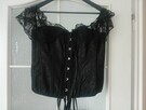 Gorset z koronką plus size - 2