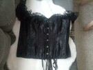 Gorset z koronką plus size - 3