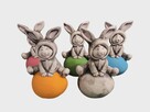 Figurki wielkanocne dekoracja wielkanocna Producent zajaczek - 2