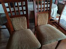 Stół rozkładany drewniany 8 krzeseł + 1 krzesło gratis - 2