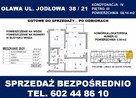 Oława 3 pokoje ul. Jodłowa-IIIpiętro-54,14m2-balkon-winda - 1