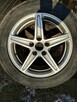 Felgi aluminiowe 16 5x112 opony zimowe 400pln Audi orginalne - 12