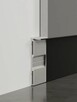 Listwa cokołowa przypodłogowa aluminiowa zlicowana ze ścianą