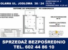 Oława 2 pokoje-IV piętro-41,25 m2-balkon-winda- - 1