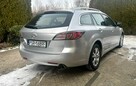 Mazda 6 2.0CD 140KM Kombi Zarejestrowana PL Długie Opłaty #Zamiana# - 4