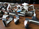 Tasiemki RS232, DB-25, DB-9, LPT. Komputer retro, vintage - 3