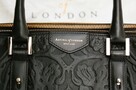 Aspinal of London Brook Street Bag czarna torebka skórzana - 2