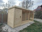 Drewutnia ze schowkiem domek - 7