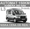 Ford Transit L3 360 Automat  150KM  9-osob. Kamera Hak Bi-ksenony od ręki !! - 1