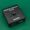 Przełącznik HDMI Techole Bi-Direction HS303 – 2w1 / 1w2 - 3