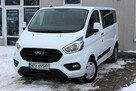 Ford Transit Custom Długi 9-osobowy 130KM SalonPL FV23% Android Tempomat Nowy Rozrząd - 3