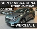 Kia Sportage Wersja L, 210KM HEV Hybryda  Kamera Czujniki Od ręki Niska Cena - 1