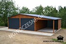 Garaż blaszany 6x5 konstrukcja profil ocynk - 2
