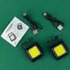 Latarka COB na brelok USB | 2 sztuki | mini LED - 2