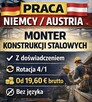 Monter/montażystka konstrukcji stalowych Niemcy