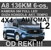 Ford Transit Custom A8 4X4 136KM 6-os. Kamera 360 Akt. Tempomat Full Led Od ręki !! 4X4