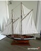 Jacht drewniany model łódka żeglarstwo dekoracja Super stan - 2