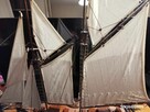 Jacht drewniany model łódka żeglarstwo dekoracja Super stan - 11