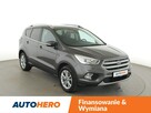 Ford Kuga półskóra klima auto navi grzane fotele kamera i czujniki parkowania - 10