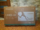 Sprzedam tv Hisense 43 cale 4K UHD - 7