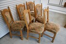 krzesła dębowe 6 szt - super stan - 2