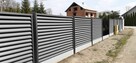 Brama dwuskrzydłowa 4 m Żaluzja Ogrodzenie płot panel - 9