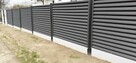 Ogrodzenie Żaluzja metalowe Płot Panel Przęsło palisadowe - 4