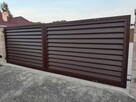Brama dwuskrzydłowa 4 m Żaluzja Ogrodzenie płot panel - 2
