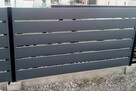 Panel 15cm Palisada Ogrodzenie Przęsło Nowoczesne płot - 2