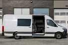Mercedes Sprinter 7-OSÓB *BRYGADOWY* L3H2 Długi Salon PL Nowa Zabudowa - 4
